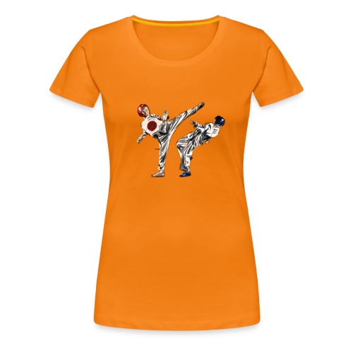 taekwondo - Frauen Premium T-Shirt