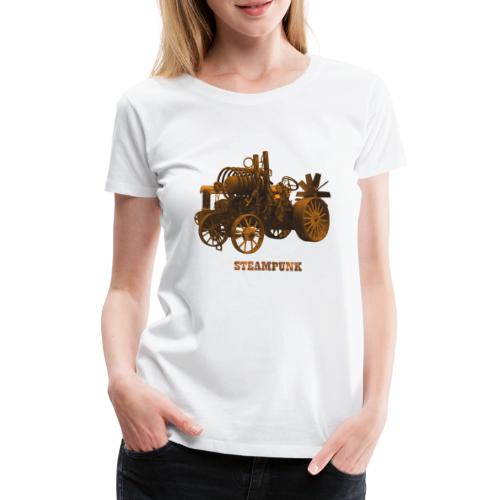 Steampunk Traktor Tractor Retro Futurismus - Frauen Premium T-Shirt
