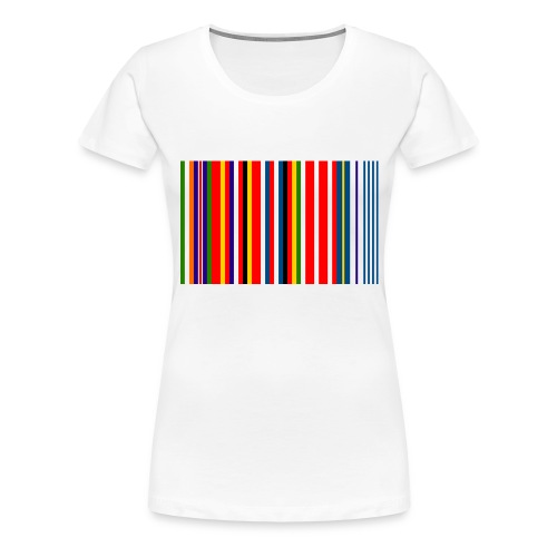 Europe Barcode Flag - Women's Premium T-Shirt
