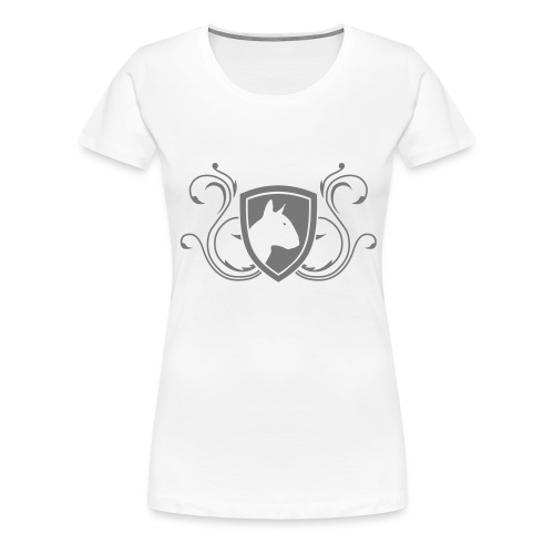 Bullterrier Wappen 1c - Frauen Premium T-Shirt