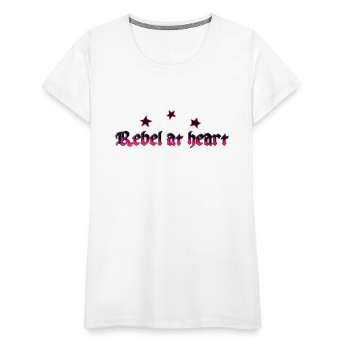 rebel at heart - Frauen Premium T-Shirt