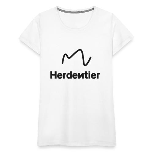 Herdentier Logo Brand - Frauen Premium T-Shirt