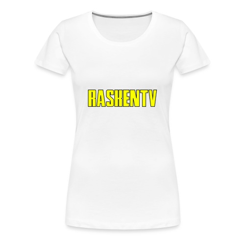 RaskenTv Yellow - Premium-T-shirt dam