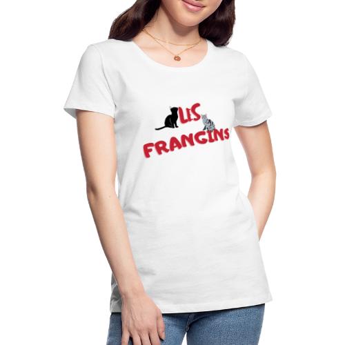 Les Frangins en toutes lettres - T-shirt Premium Femme