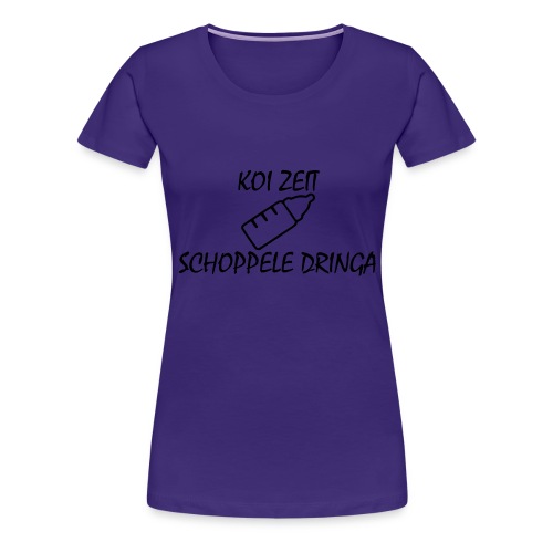 KoiZeit - Schoppele - Frauen Premium T-Shirt