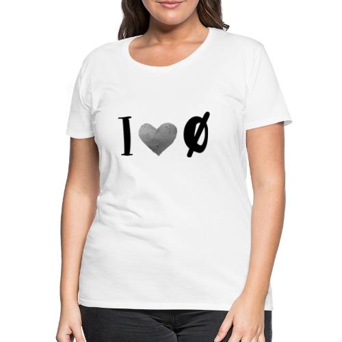 I love iø - T-shirt Premium Femme