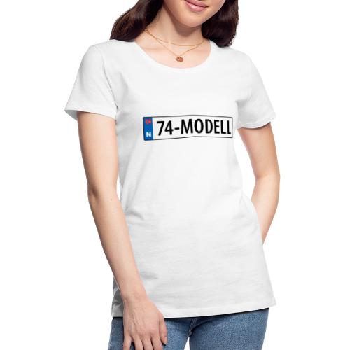 74-modell kjennemerke - Premium T-skjorte for kvinner