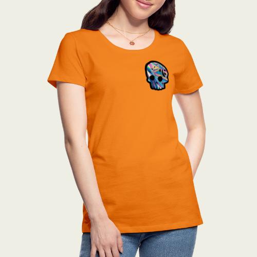 Skull craneo reflejante - Camiseta premium mujer