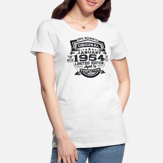 Sure Sea slug whiskey Jahrgang 1954 Januar 69. Geburtstag Geschenk Mann' Frauen Premium T-Shirt |  Spreadshirt