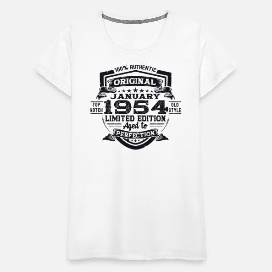 Sure Sea slug whiskey Jahrgang 1954 Januar 69. Geburtstag Geschenk Mann' Frauen Premium T-Shirt |  Spreadshirt