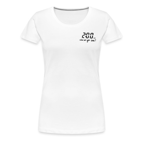 2 am / enchanted - Vrouwen Premium T-shirt