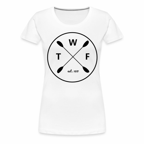 Schwarzes Logo gross - Frauen Premium T-Shirt