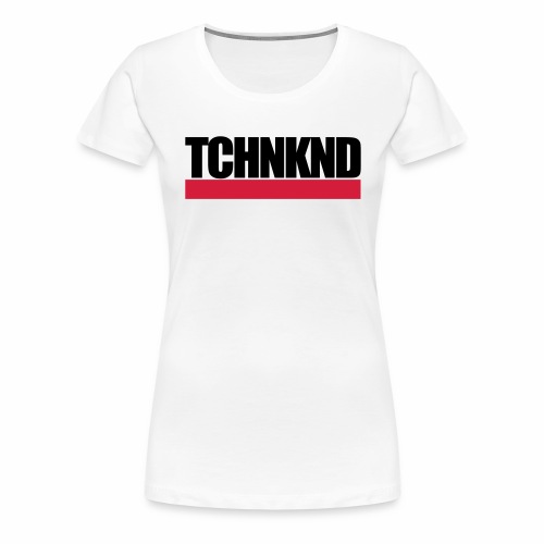 TCHNKND Technokind MNML Schriftzug - Frauen Premium T-Shirt