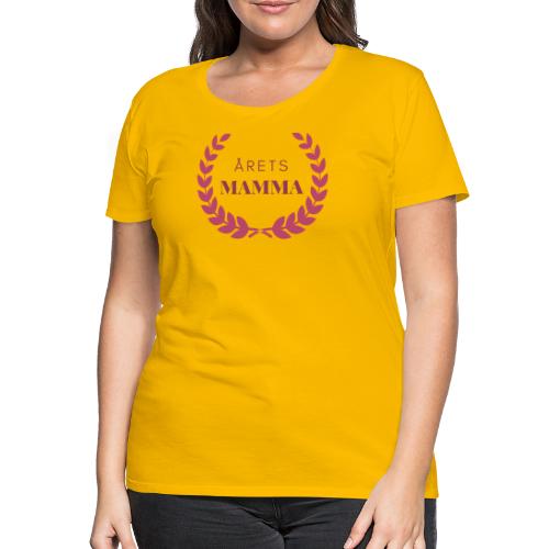 Årets mamma - Premium T-skjorte for kvinner