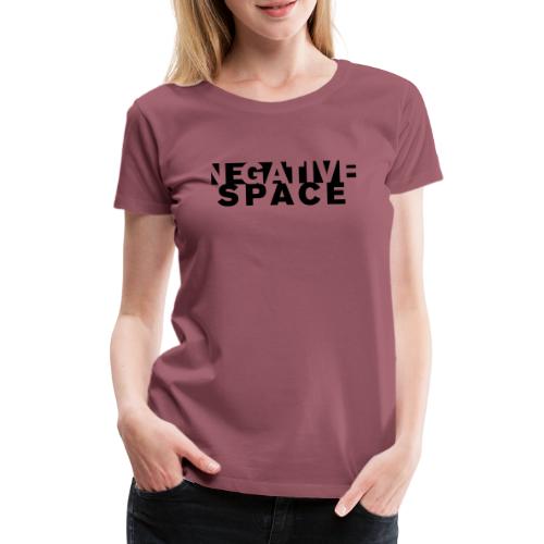 SIIKALINE NEGATIVE SPACE - Premium-T-shirt dam