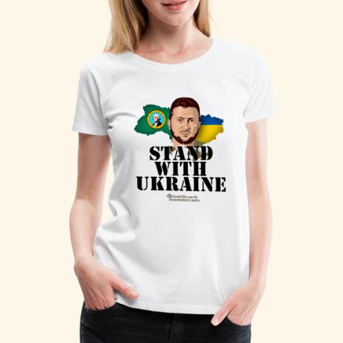 Ukraine T-Shirt Design - Frauen Premium T-Shirt