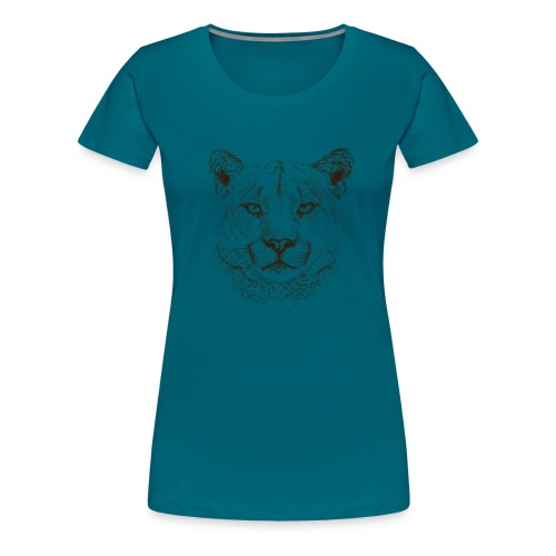 Wildkatze - Frauen Premium T-Shirt