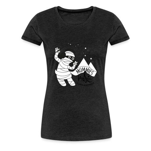 Logo Mummies and Magic schwarz auf weiß - Frauen Premium T-Shirt
