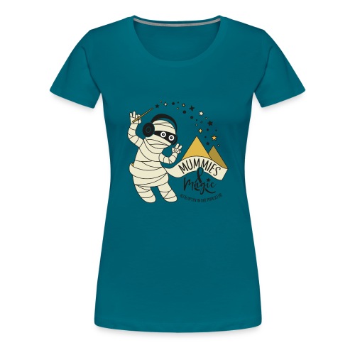 Logo Mummies and Magic bunt - Frauen Premium T-Shirt