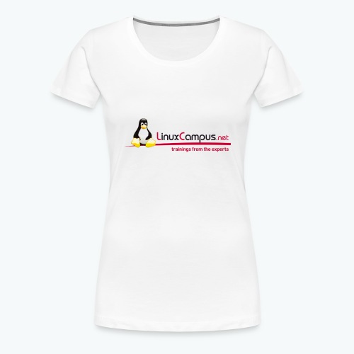 Logo linuxcampus ohneblas - Frauen Premium T-Shirt