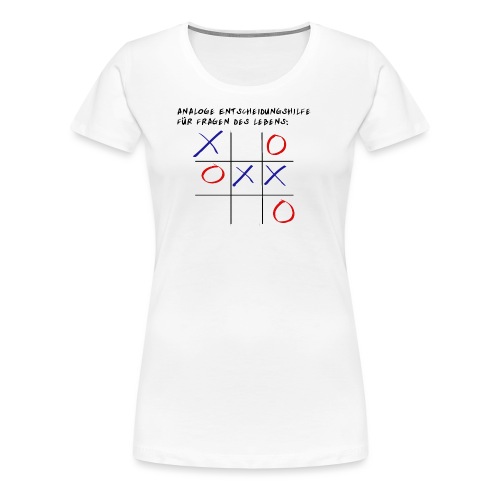 Tic-Tac-Toe - Frauen Premium T-Shirt
