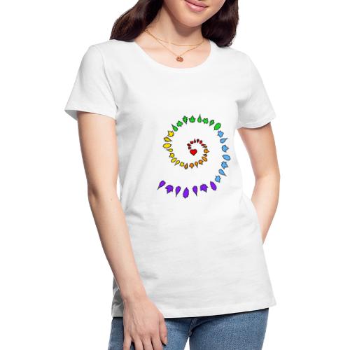 Spirale Arcobaleno - Maglietta Premium da donna