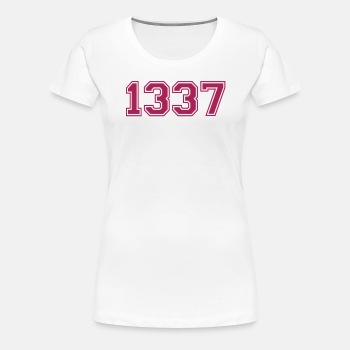 1337 - Premium T-skjorte for kvinner