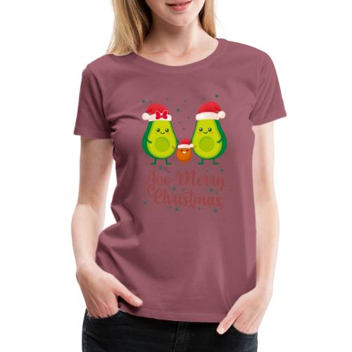 Avocado Christmas 1 - Camiseta premium mujer