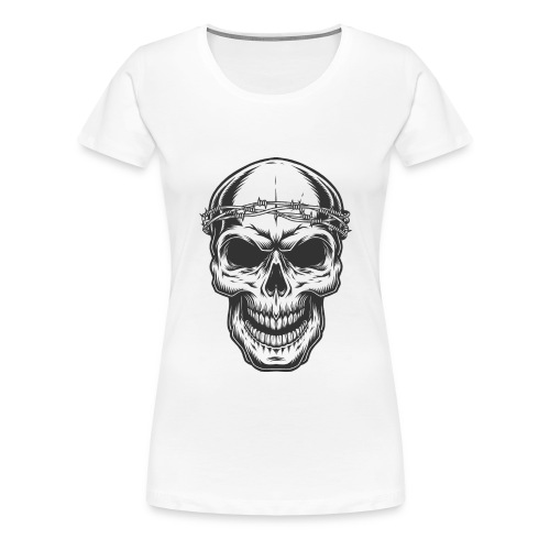Kunterli Art meet skulls - #KUN-SKU-04 - Excellent - Women's Premium T-Shirt