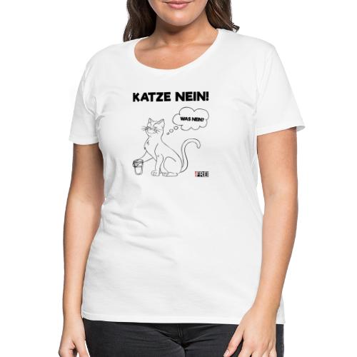 Katze NEIN! Corona Support - Frauen Premium T-Shirt