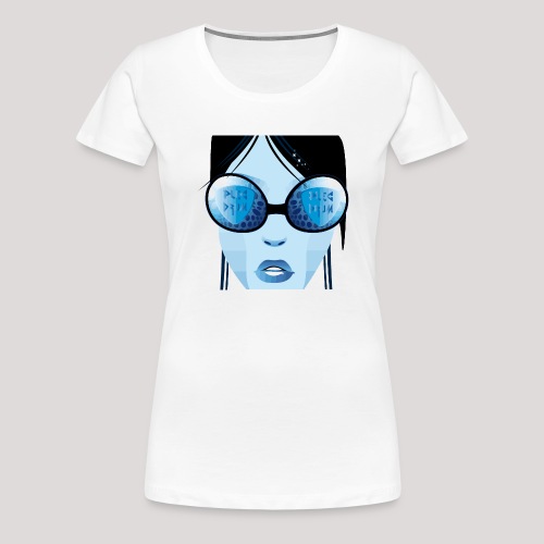 girl face - Frauen Premium T-Shirt