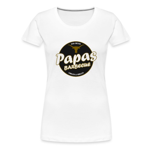 Papas Barbecue ist das Beste (Premium Shirt) - Frauen Premium T-Shirt