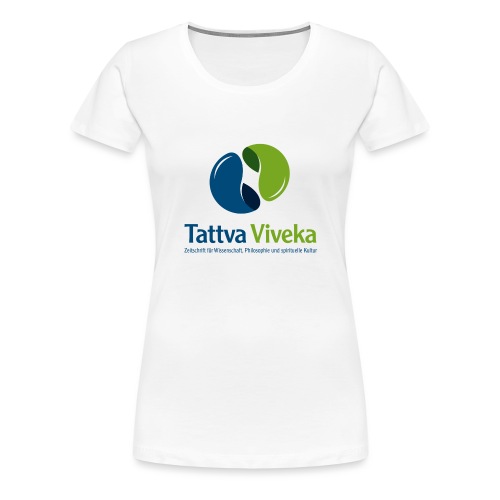 TV Logo Text unten - Frauen Premium T-Shirt