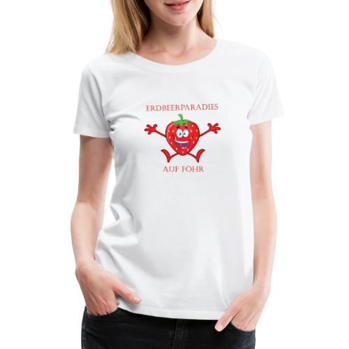 Logo Erdbeere Merchandise 1 - Frauen Premium T-Shirt