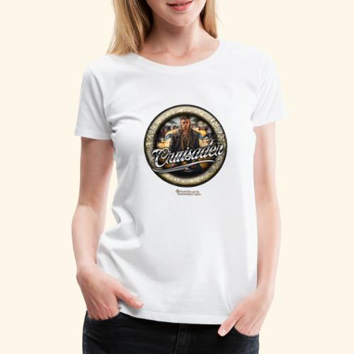 Wikinger mit Hot Rod Wortspiel Cruisader - Frauen Premium T-Shirt