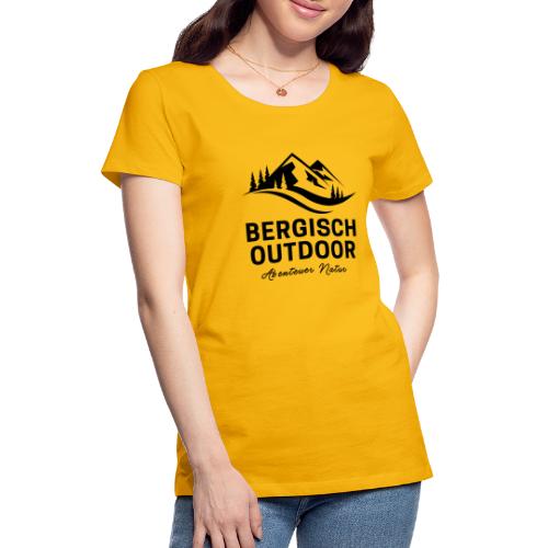 Bergisch Outdoor Logo black - Frauen Premium T-Shirt