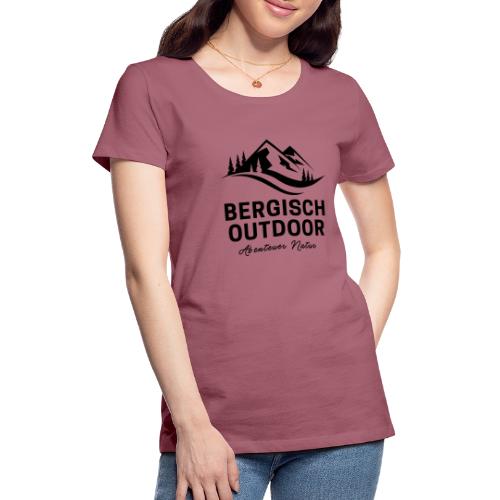 Bergisch Outdoor Logo black - Frauen Premium T-Shirt