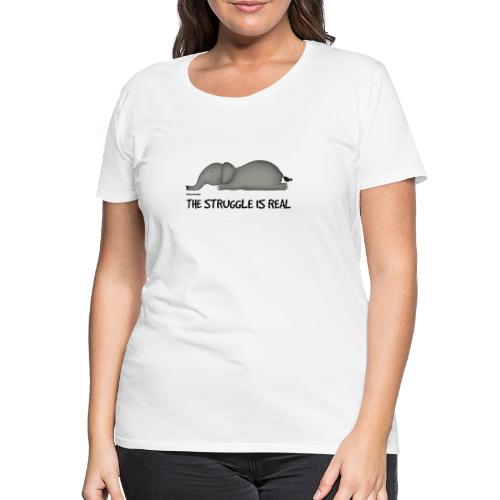 Amy's 'Struggle' design (black txt) - Women's Premium T-Shirt