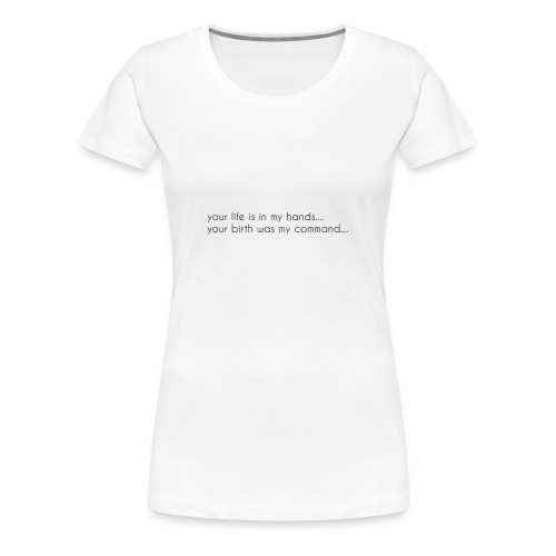 Schriftzug png - Frauen Premium T-Shirt
