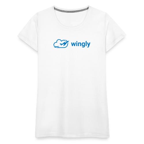 Wingly Logo - Frauen Premium T-Shirt