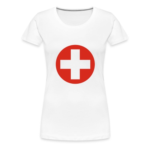 Schweiz Rund - Frauen Premium T-Shirt