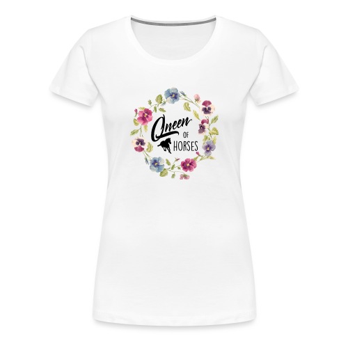 Vorschau: queen of horses - Frauen Premium T-Shirt