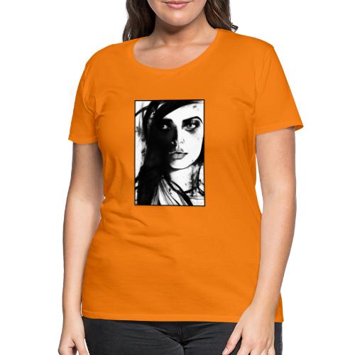 SIIKALINE FEMALE FACE - Premium-T-shirt dam