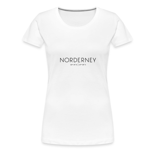 Norderney, Ostfriesische Inseln, Nordsee - Frauen Premium T-Shirt