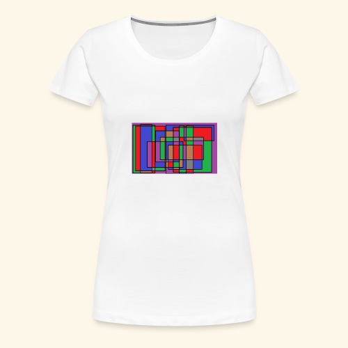 qwe art - Premium-T-shirt dam