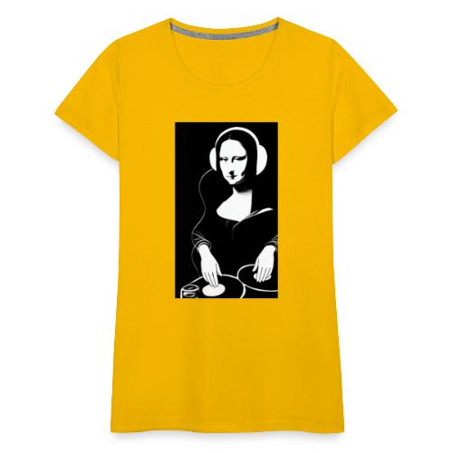 SIIKALINE MONA LISA DJ - Premium-T-shirt dam
