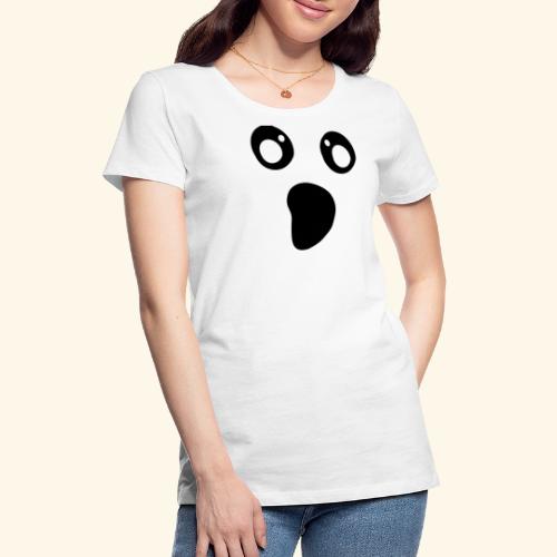Kawaii Ghost face - Frauen Premium T-Shirt
