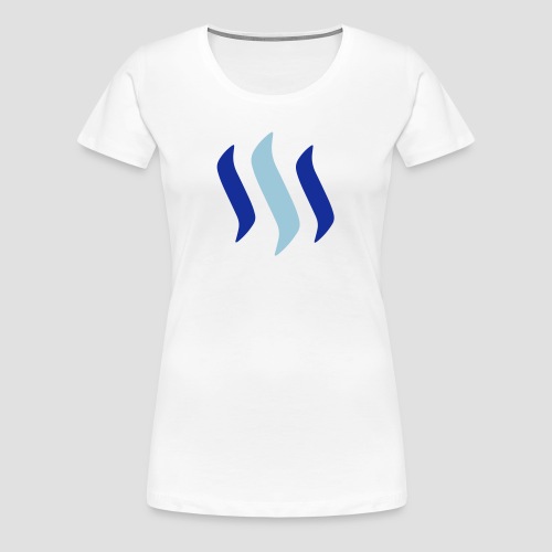 STEEMIT LOGO VEKTOR - Frauen Premium T-Shirt