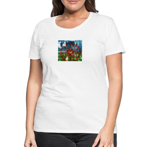 Roma Nation Flagg Art - Frauen Premium T-Shirt