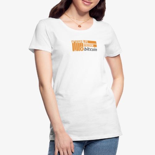 Bitcoin - T-shirt Premium Femme